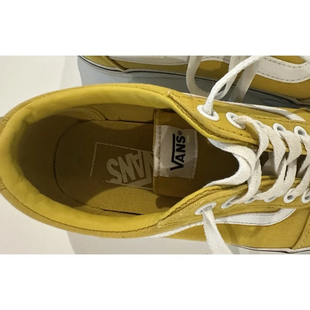 Vans Old Skool Low Womens‎ Size 7 Yellow Sneakers